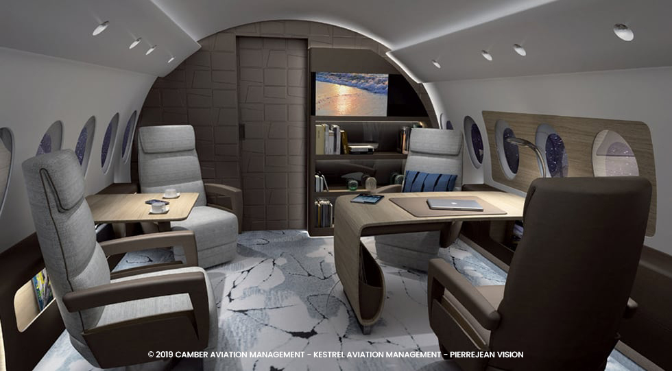 Business Jet Interior – Modular A220 Concept
