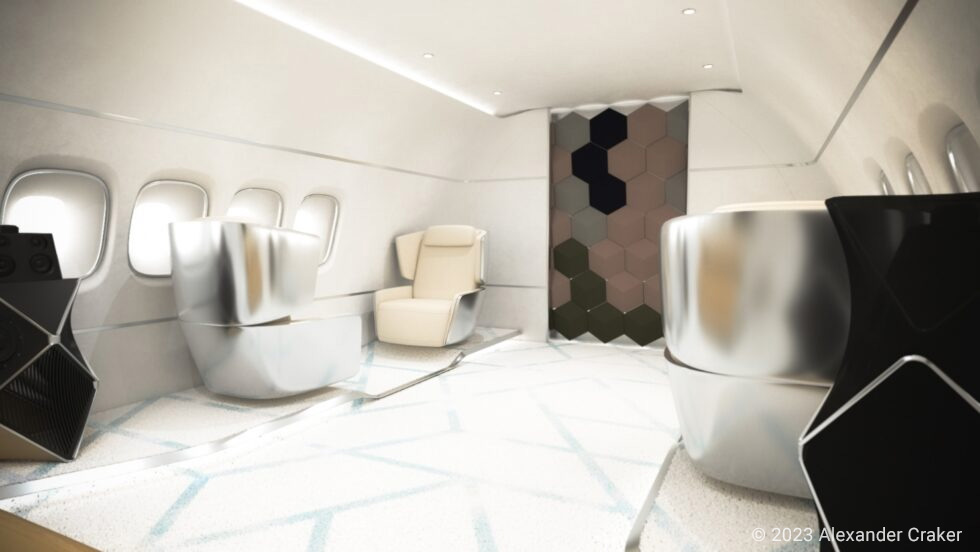 private jet seating design