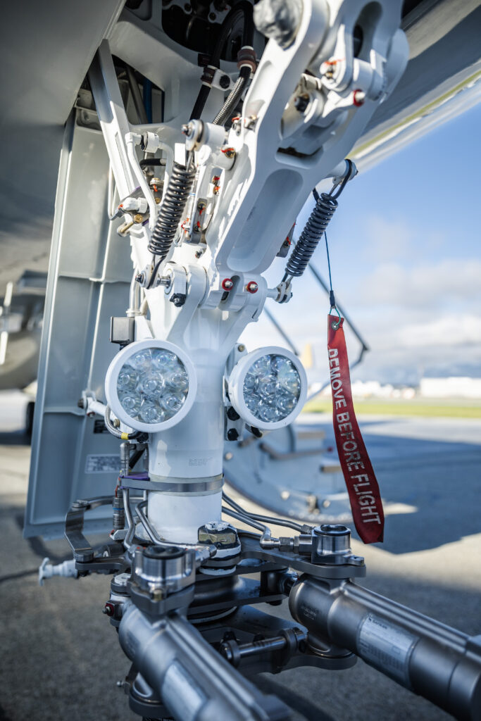 an aircraft's landing gear