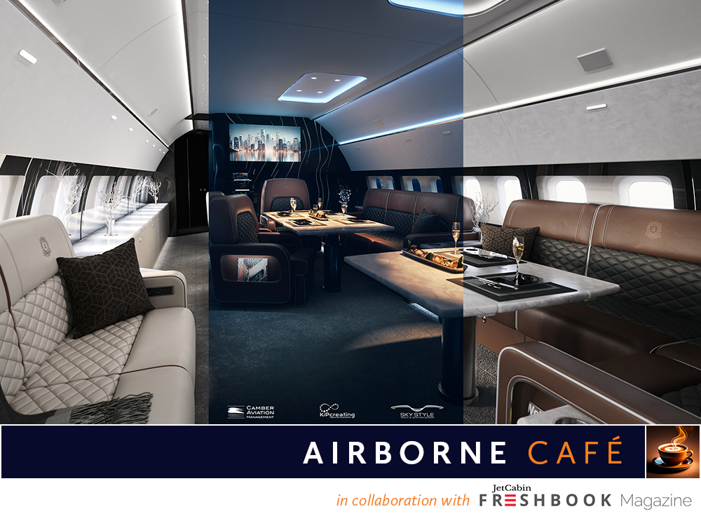 airborne-cafe_refresh-reinvention Airborne Cafe Banner image showing a cabin looking dramatically different, despite keeping many of the original features